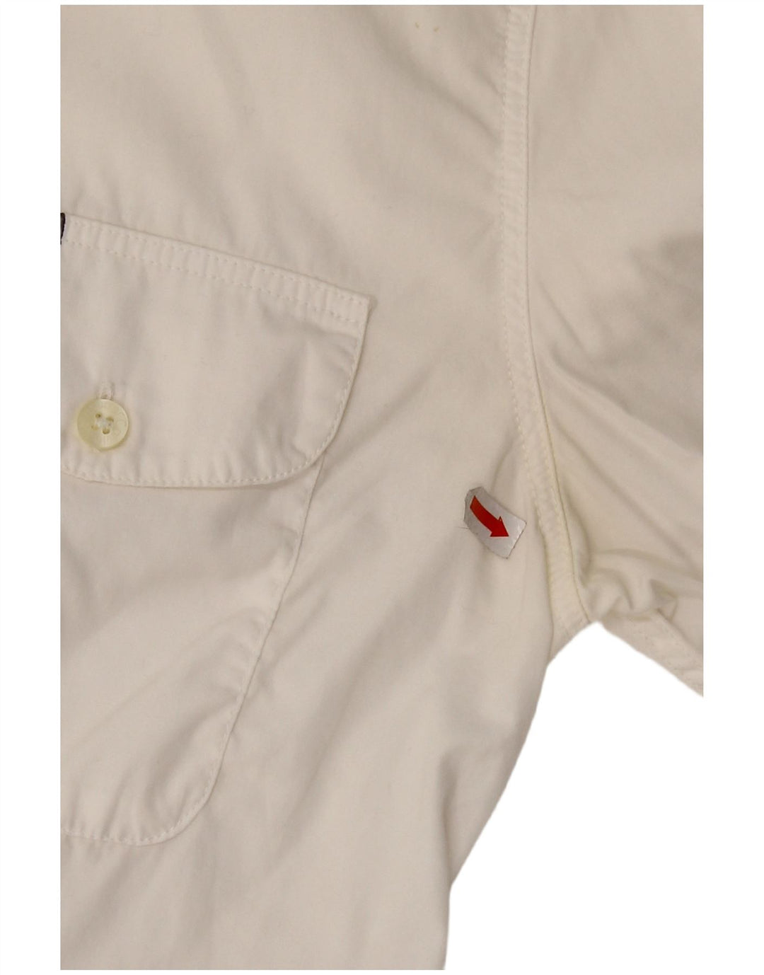 Camicia da donna Calvin Klein piccola in cotone bianco sporco