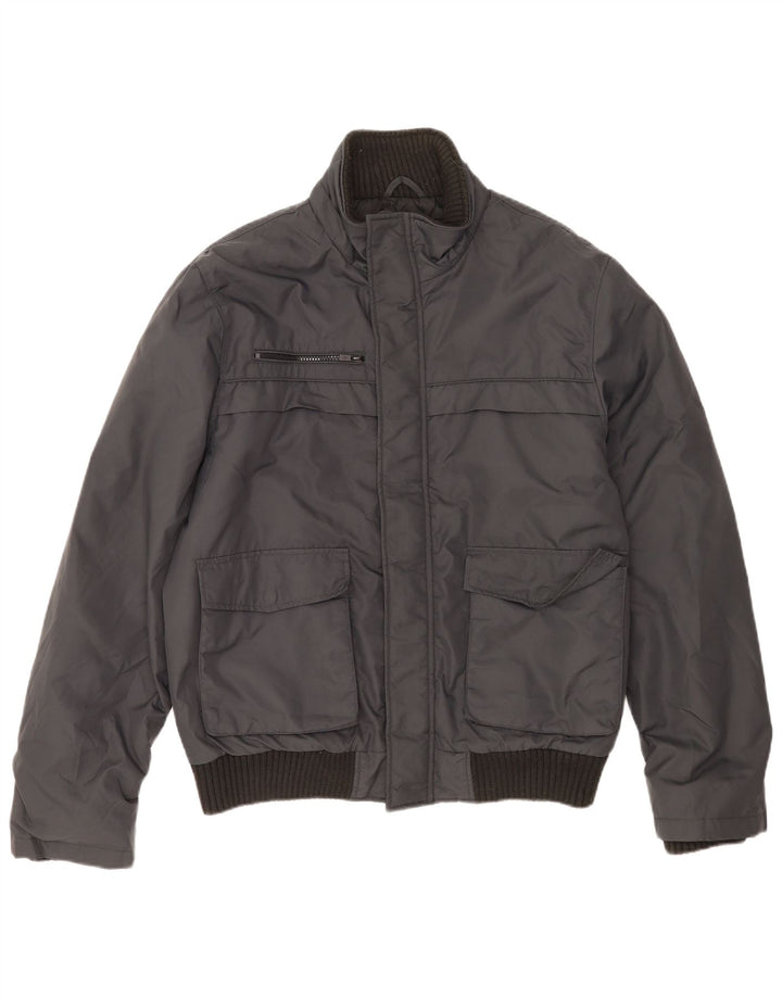 Giubbotto bomber da uomo Jack & Jones UK 42 XL nylon grigio