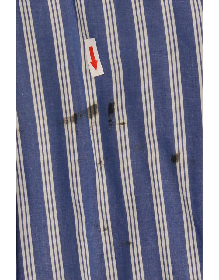 Camicia a maniche corte da uomo Chaps a righe grandi blu