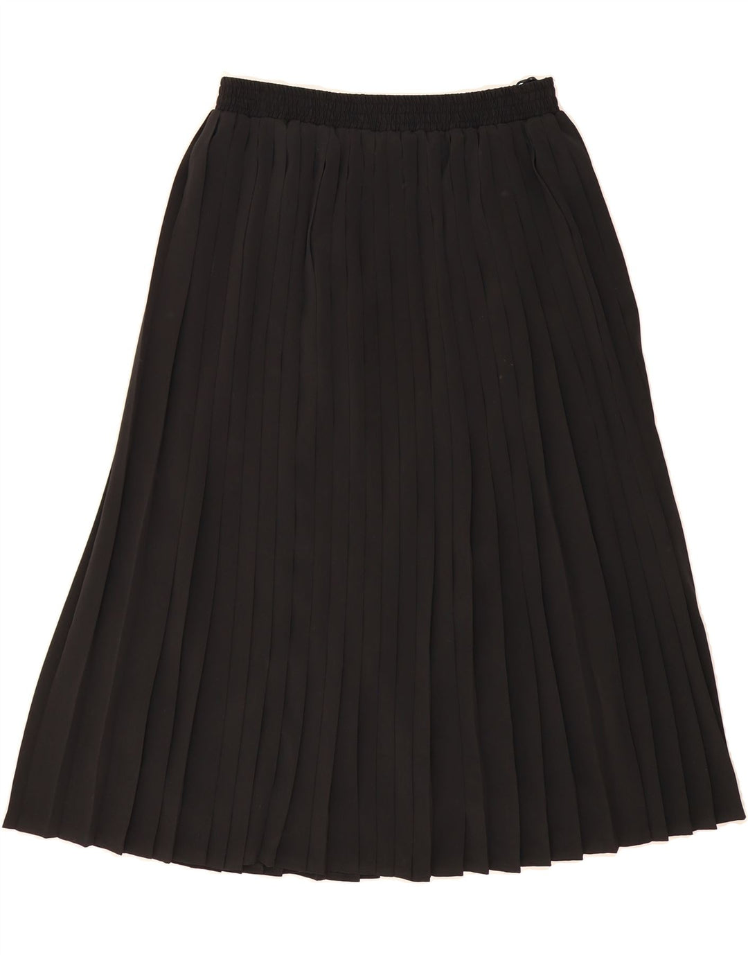 LADY JOY Womens Pleated Skirt IT 42 Medium W30 Black Polyester Vintage Lady Joy and Second-Hand Lady Joy from Messina Hembry 