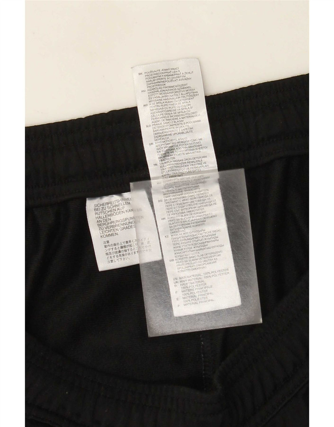 Pantaloni da tuta da uomo Adidas XL poliestere nero