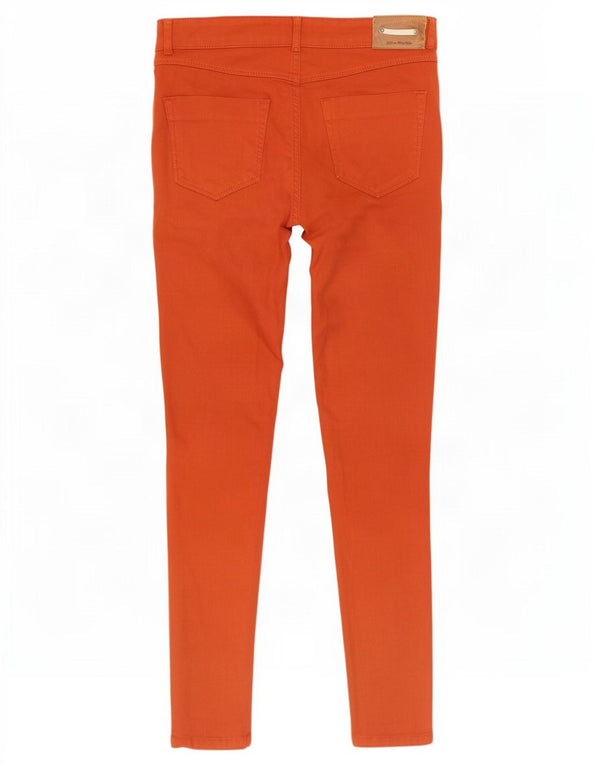 Jeans skinny da donna Zara EU 40 medio W30 L29 cotone arancione