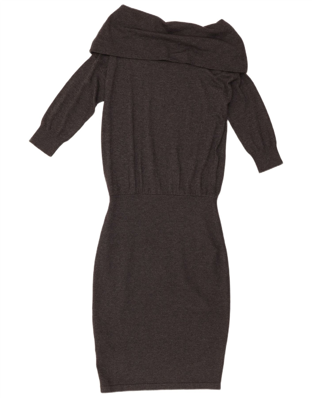 Abito maglione da donna con spalle scoperte Phase Eight UK 10 Piccolo in viscosa grigia