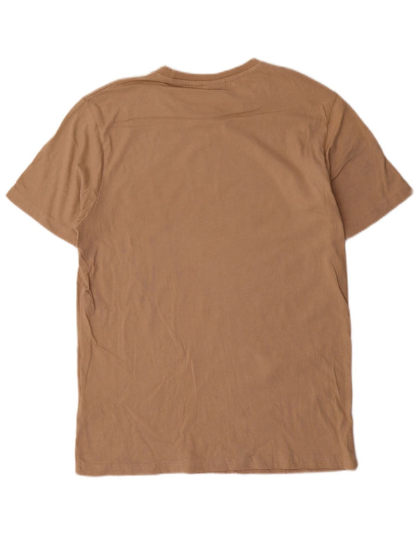 T-shirt grafica da uomo Ellesse Top in cotone beige medio