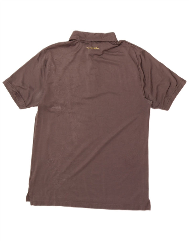Polo da uomo Travis Mathew in cotone grigio medio
