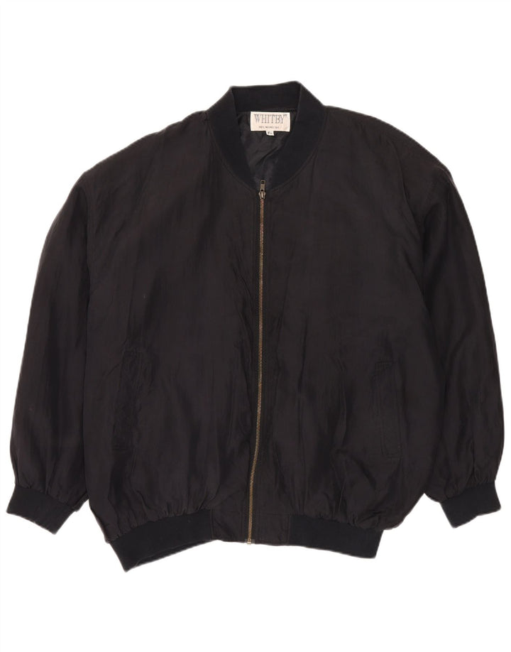 Giubbotto bomber da uomo Whitby UK 44 2XL seta nera