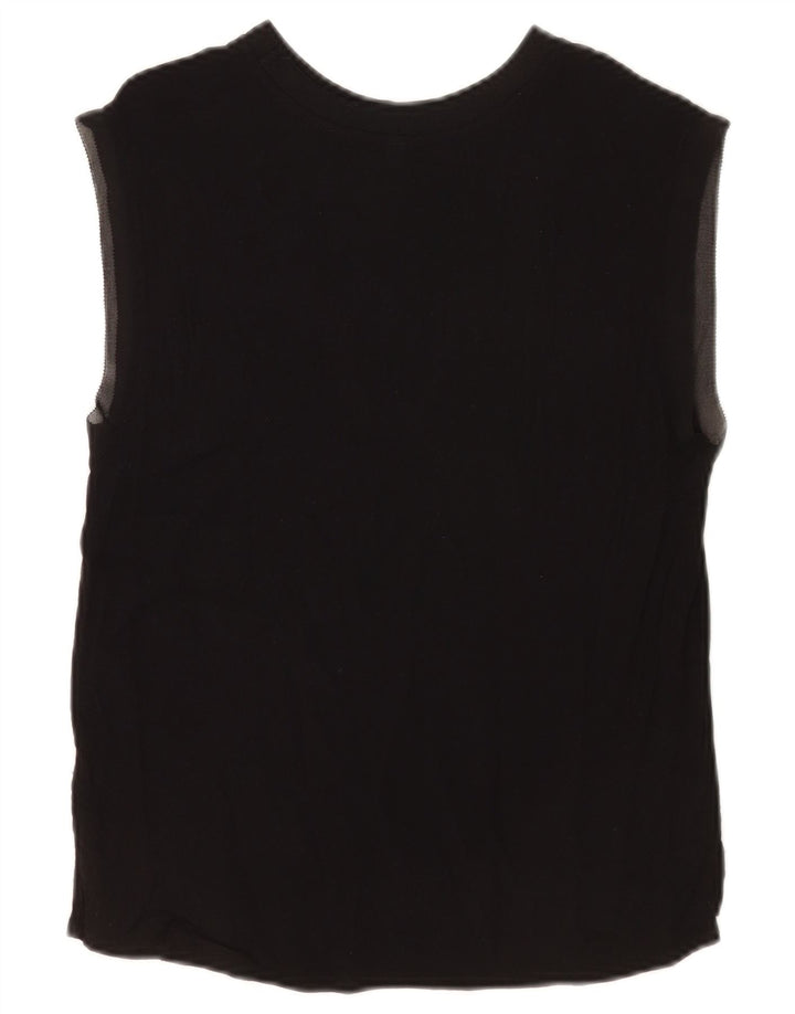 PEPE Jeans Canottiera da donna UK 10 Small Nera in viscosa