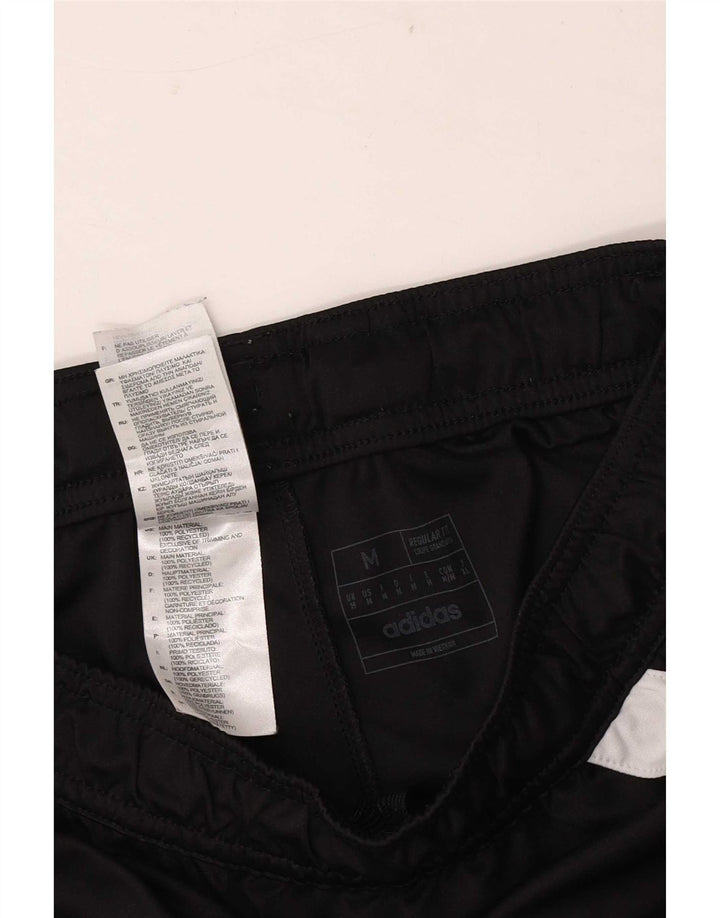 Pantaloncini sportivi grafici da uomo Adidas medi sportivi in poliestere nero