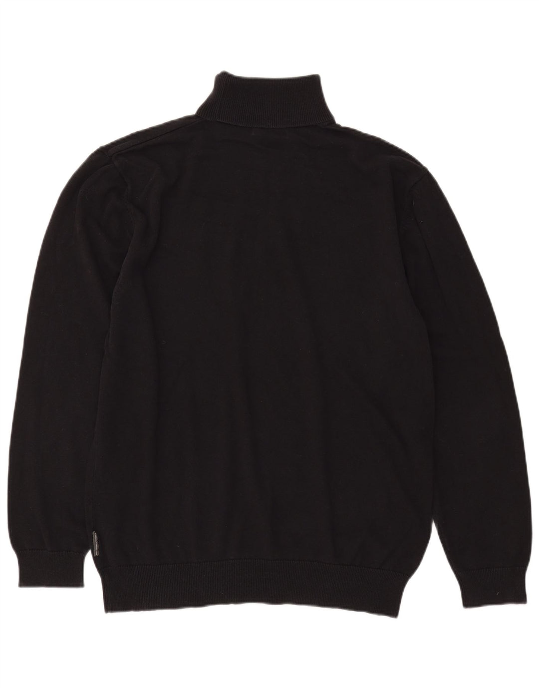 FRENCH CONNECTION Maglione maglione da uomo con collo alto 3XL cotone nero