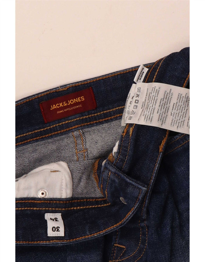 Jeans slim da uomo Jack & Jones W30 L34 cotone blu