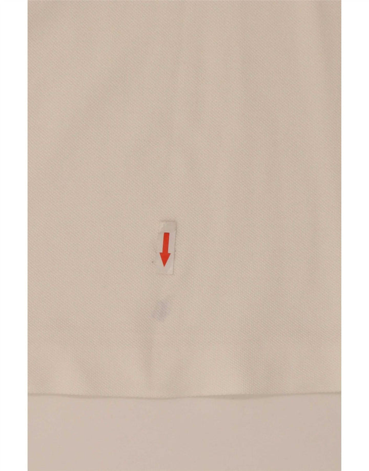 Polo da uomo Lacoste taglia 4 media in cotone bianco