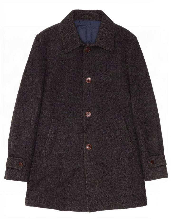 Cappotto Uomo Refrigiwear IT 46 Small Grigio Lana