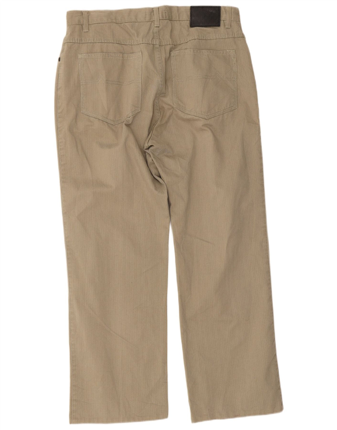 Pantaloni casual dritti da uomo Marks & Spencer W34 L29 kaki