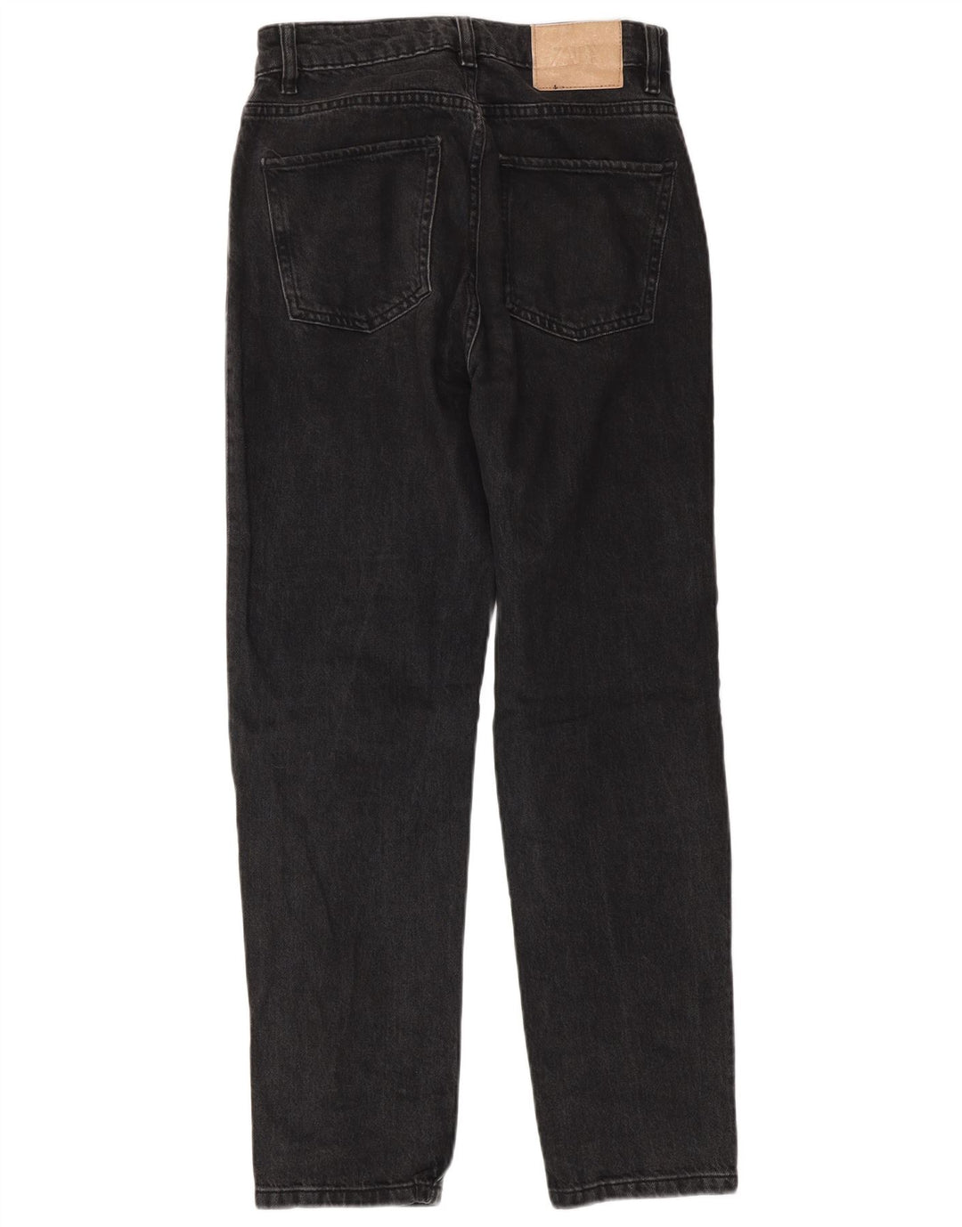 Jeans dritti da donna ZARA EU 36 XS W26 L29 Nero