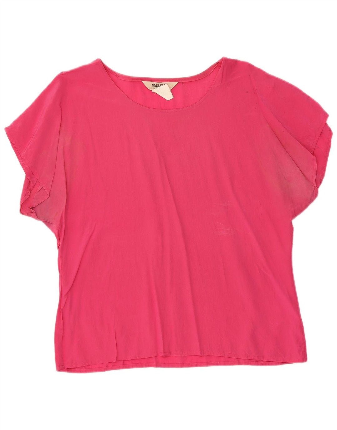 MARELLA Camicetta da donna Top UK 16 Large Rosa Seta