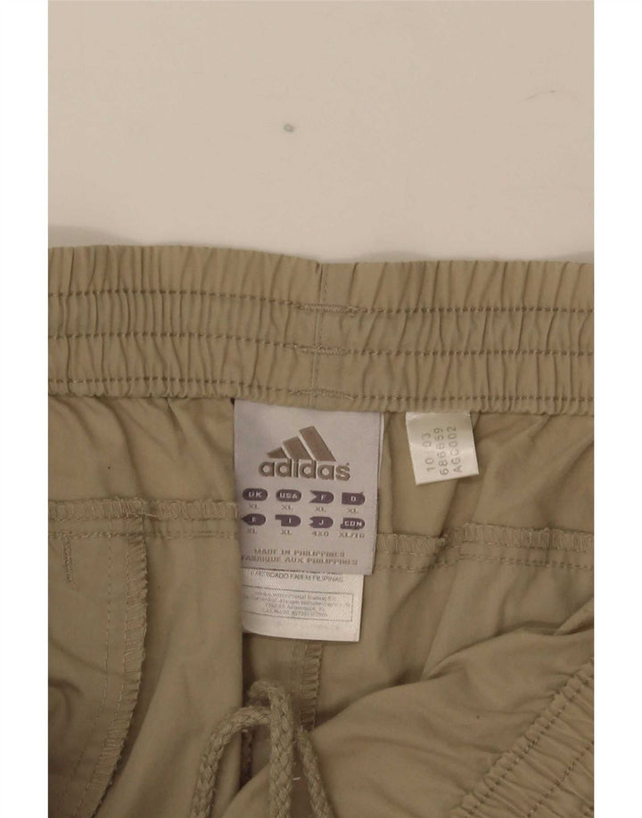 Pantaloni da tuta Adidas Capri da uomo XL Beige Poliestere