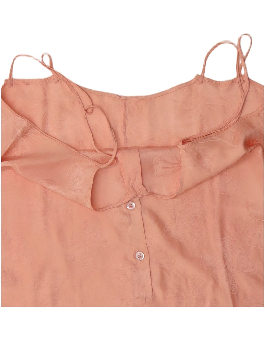 Canottiera vintage da donna UK 16 grande rosa floreale
