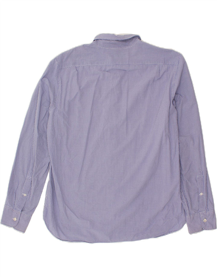 J. CREW Mens Slim Shirt XL Blue Gingham Cotton Vintage J. Crew and Second-Hand J. Crew from Messina Hembry 