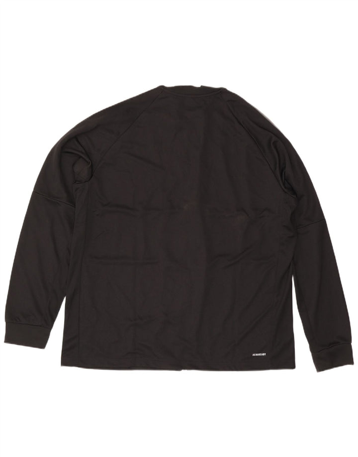 Giacca superiore della tuta da uomo Adidas Aeroready 2XL poliestere nero