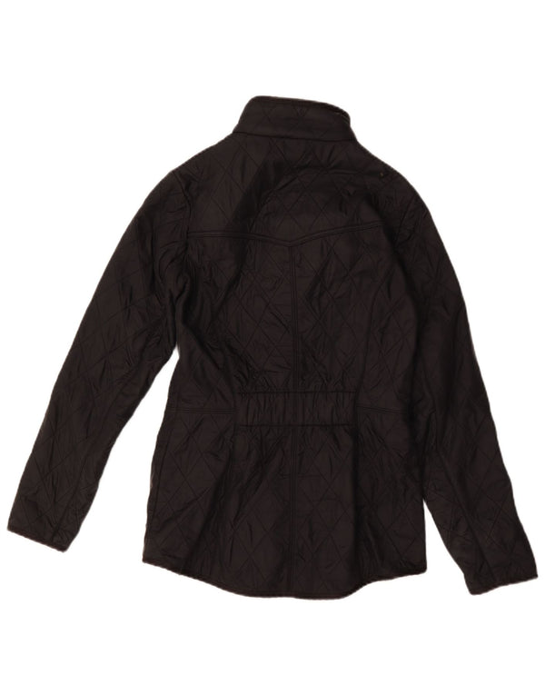Giacca trapuntata da donna Barbour UK 8 piccola nera