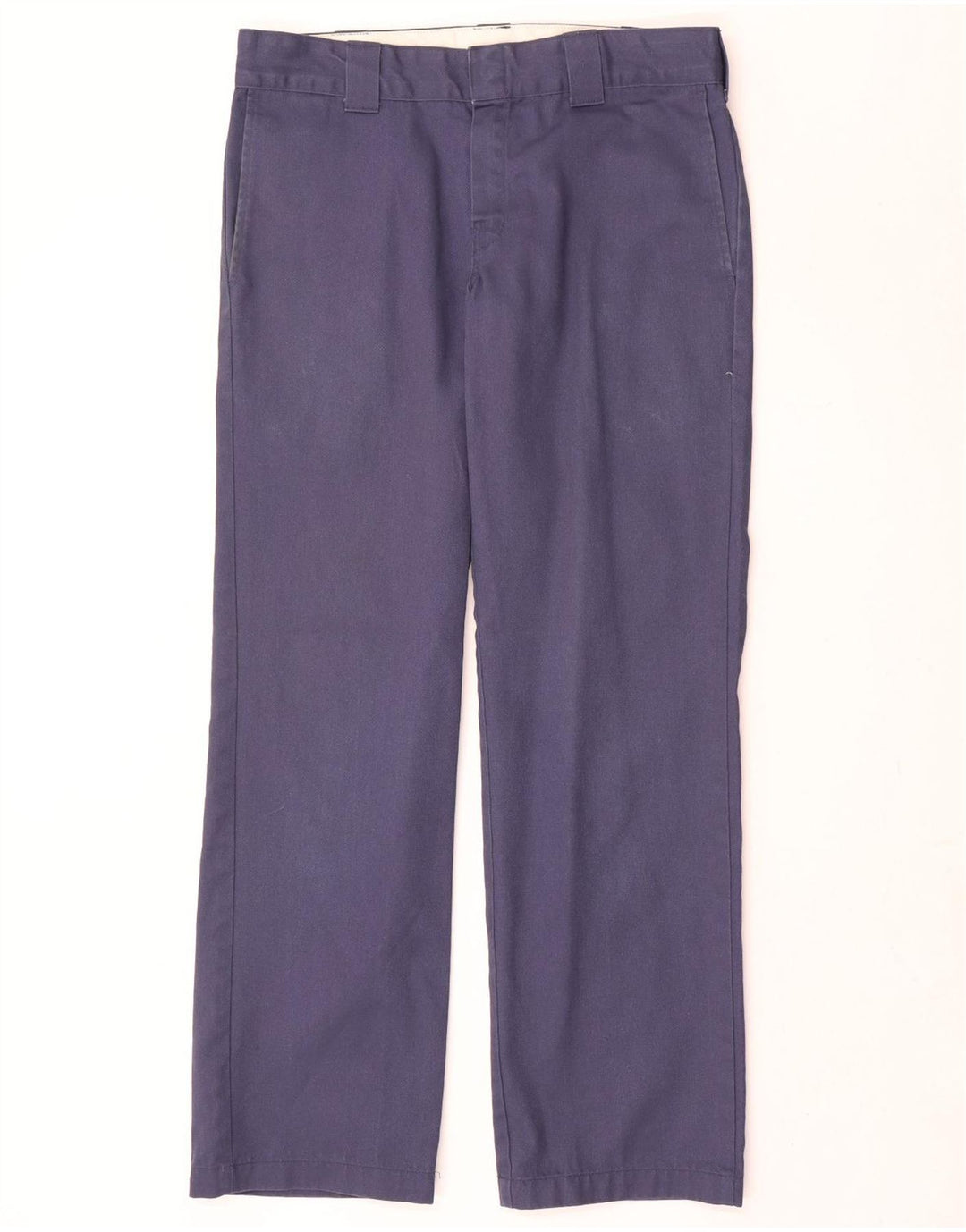 Dickies Pantaloni chino dritti slim da uomo W32 L32 poliestere blu navy