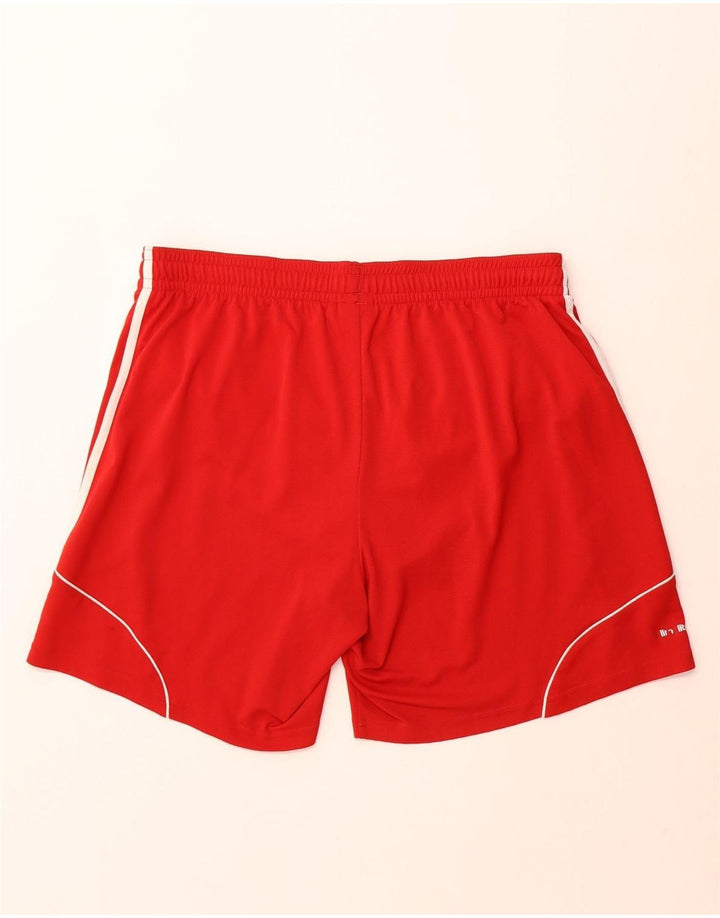 Pantaloncini sportivi Adidas Climalite da uomo XL rosso poliestere