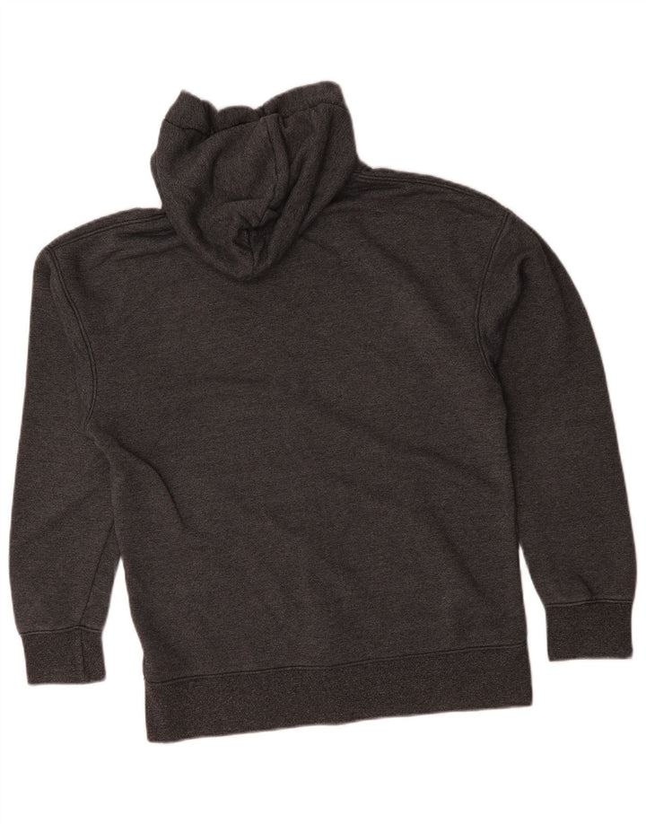 Felpa con cappuccio e zip Nike da uomo piccola in cotone grigio
