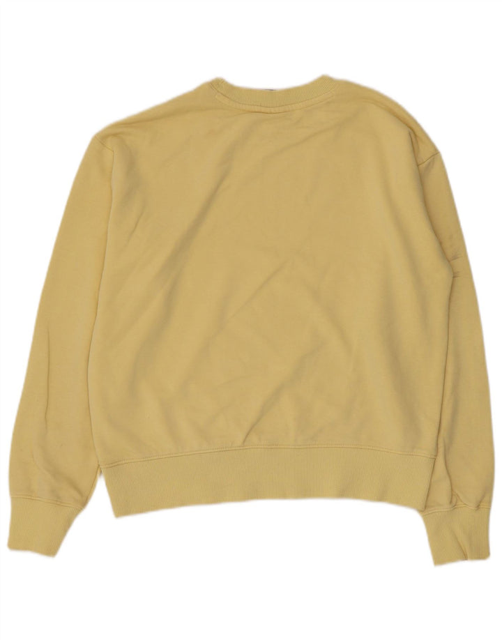 Felpa oversize da donna Champion UK 10 Small in cotone giallo