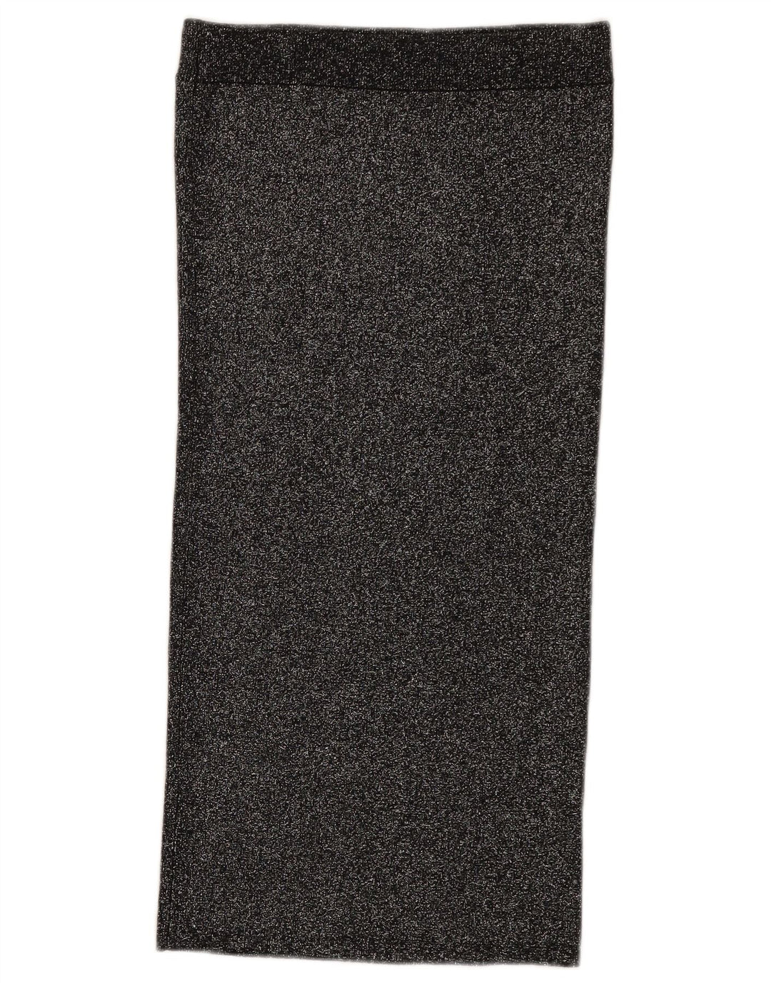 Gonna dritta in maglia da donna Oasis piccola W26 viscosa chiazzata nera