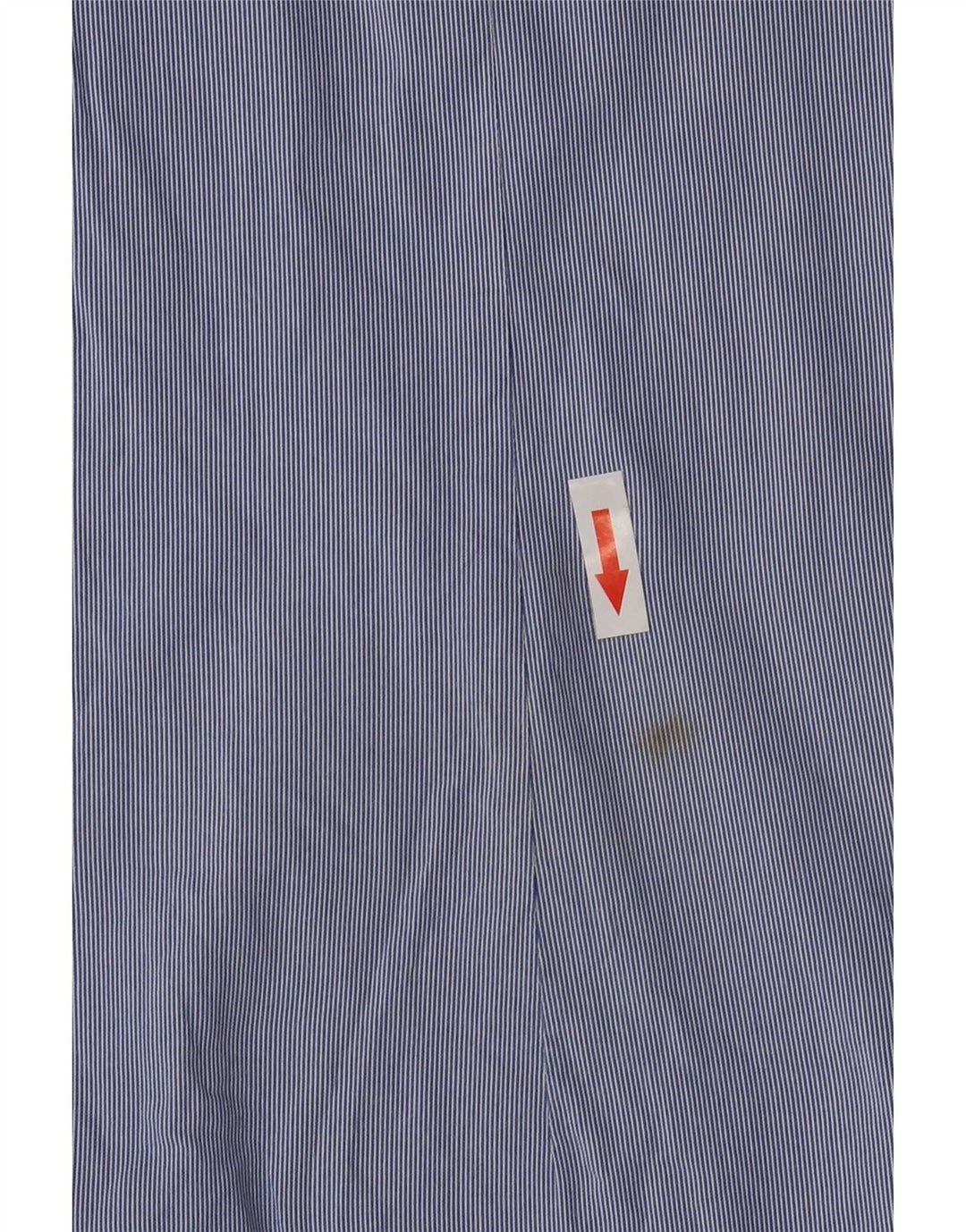 Camicia da uomo Roberto Cavalli taglia 39 gessato blu medio