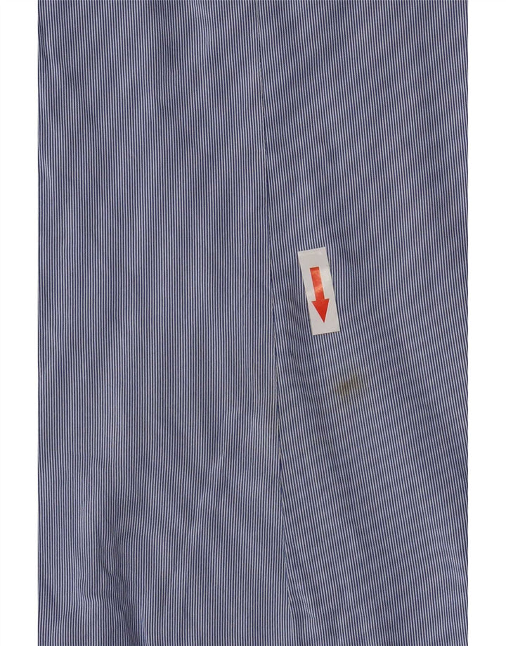 Camicia da uomo Roberto Cavalli taglia 39 gessato blu medio