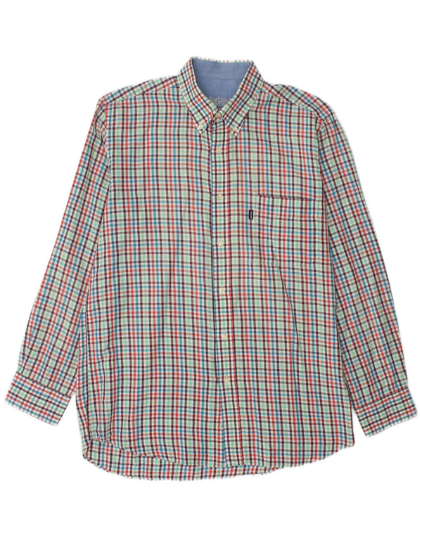 BARBOUR Camicia Uomo Media Cotone Vichy Multicolore