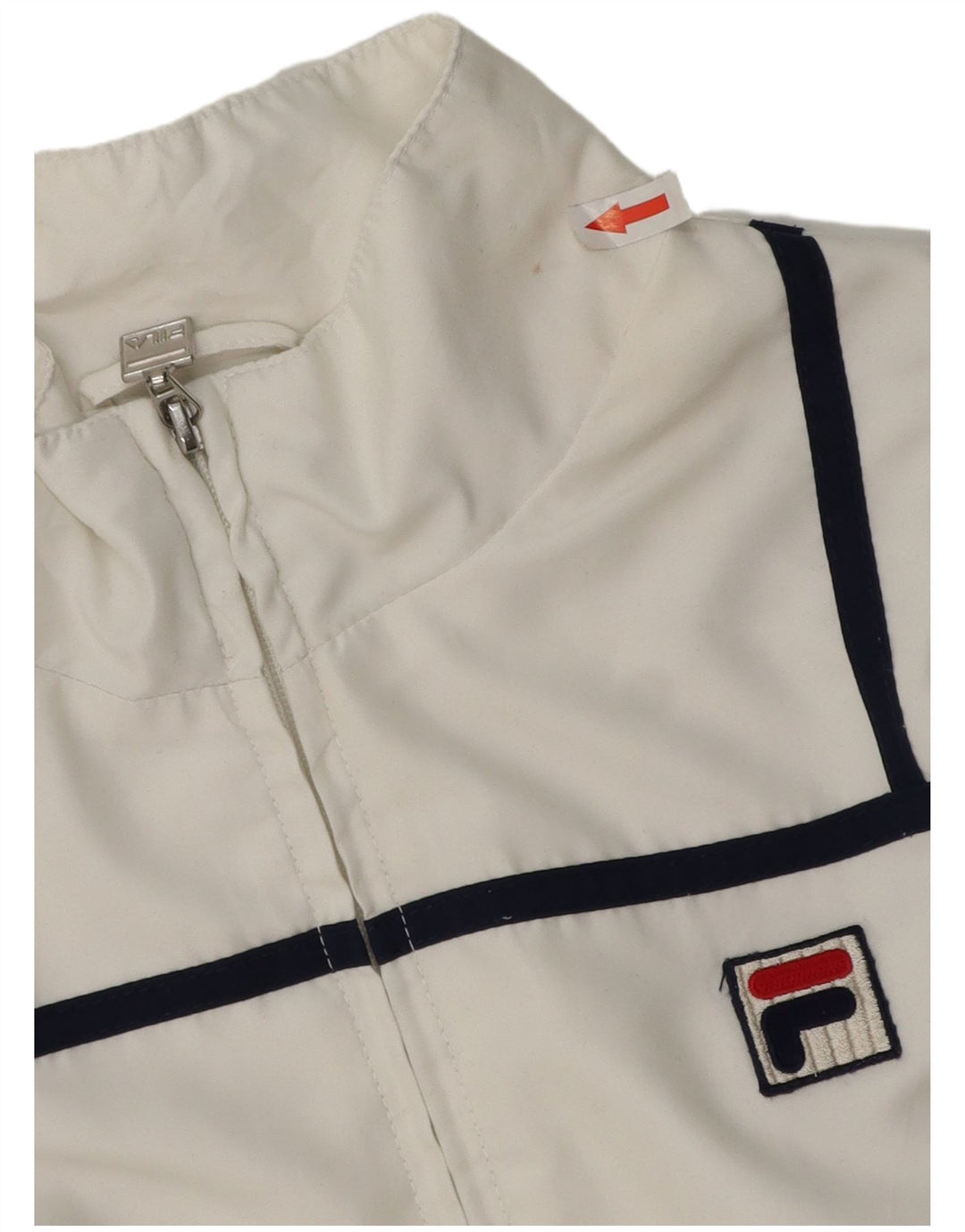 Giacca da tuta FILA da ragazzo White Line 8-9 anni in poliestere bianco