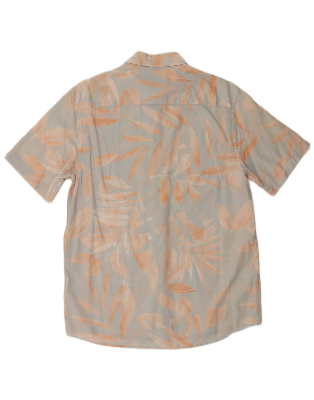 Camicia Zara da uomo a maniche corte, vestibilità regolare, blu medio floreale