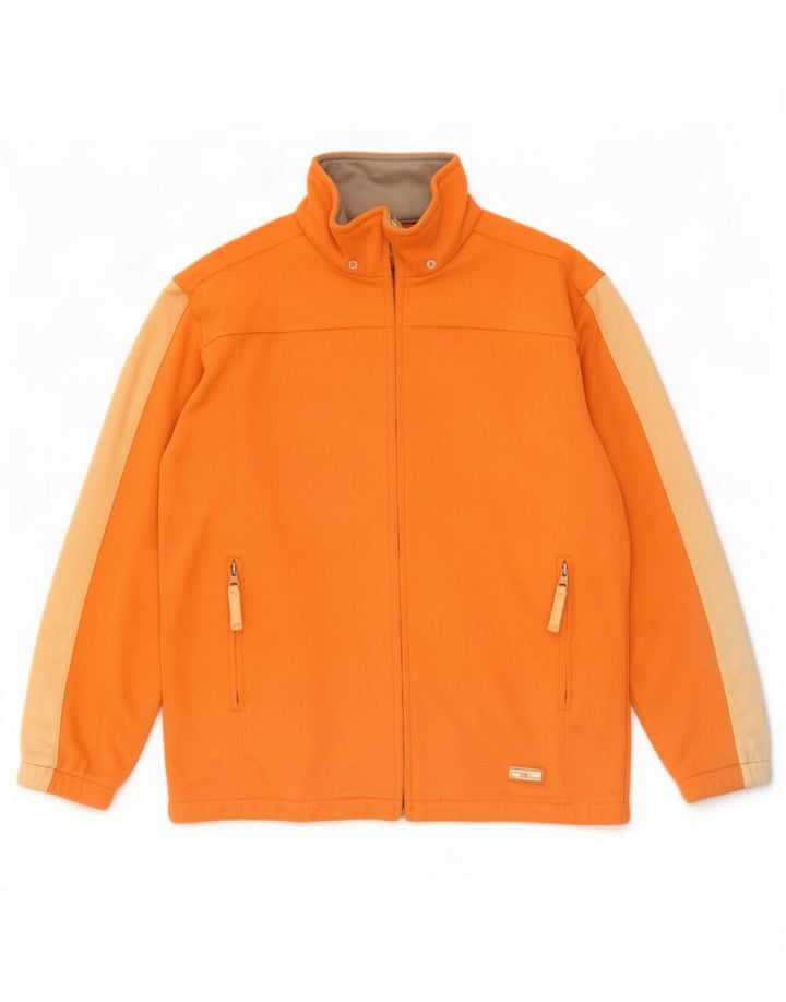 Giacca da tuta da donna Diadora UK 12 Medium Orange Colourblock