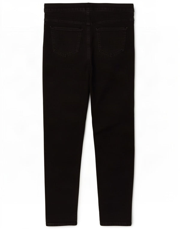 Jeans Jeggings da donna Marks & Spencer UK 14 Large W32 L26 Cotone nero