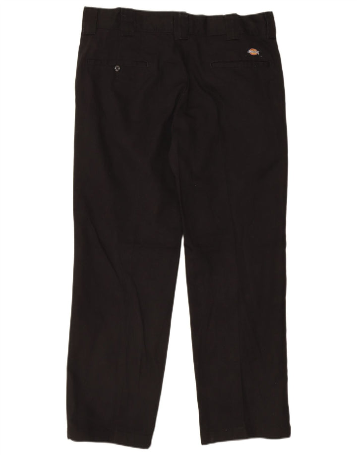 Pantaloni chino dritti slim da uomo Dickies W34 L30 poliestere nero