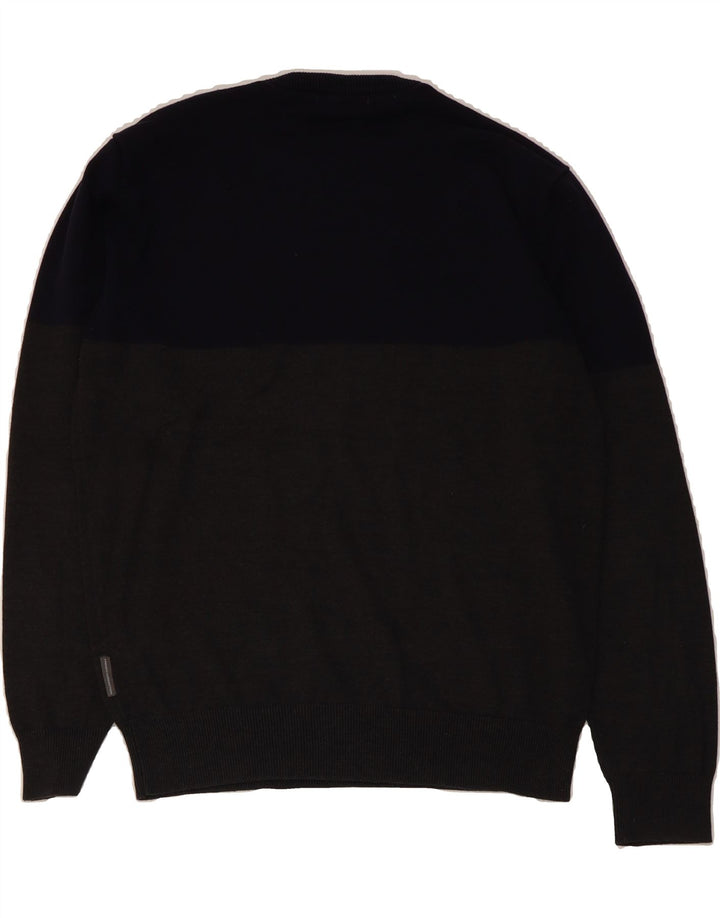 FRENCH CONNECTION Mens Crew Neck Jumper Sweater XL Navy Blue Cotton Vintage French Connection and Second-Hand French Connection from Messina Hembry 