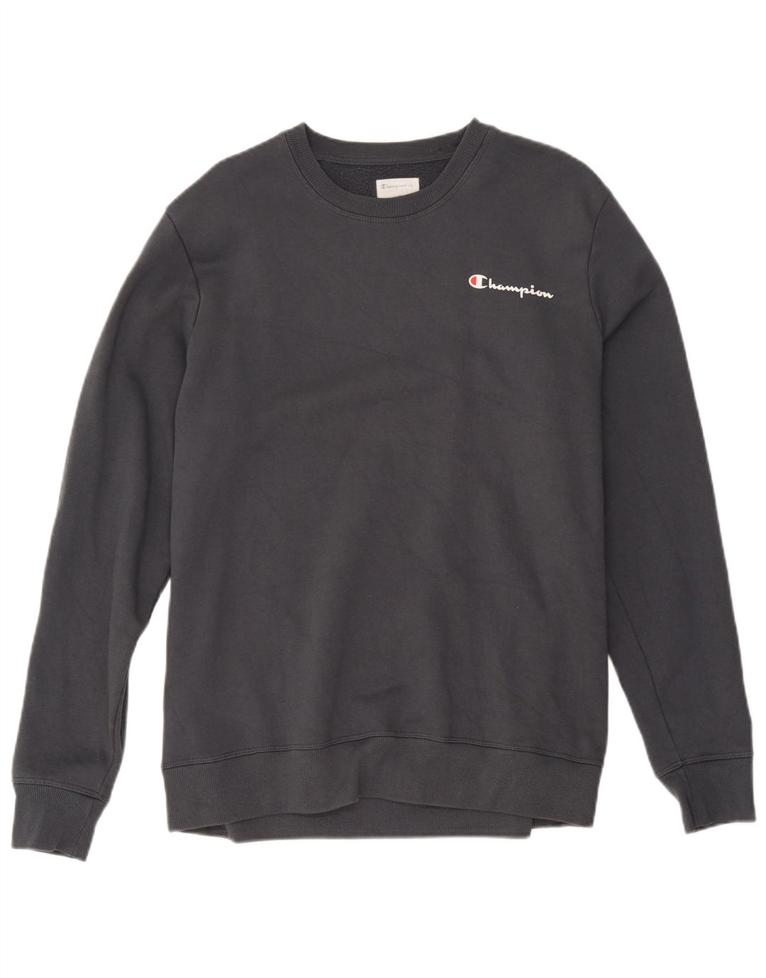 Felpa da uomo Champion Maglione grande in cotone grigio