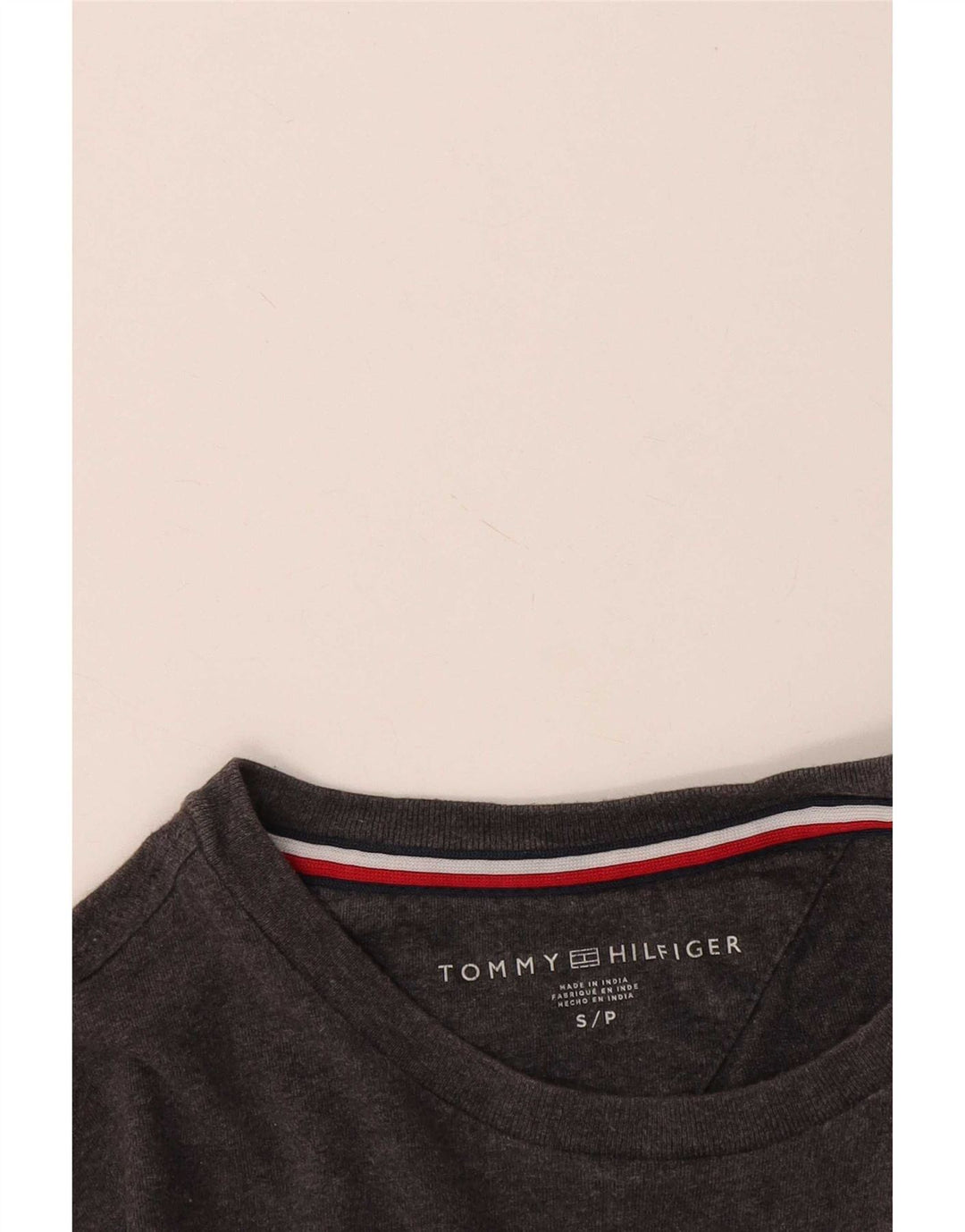 T-shirt da uomo Tommy Hilfiger Top piccola grigia