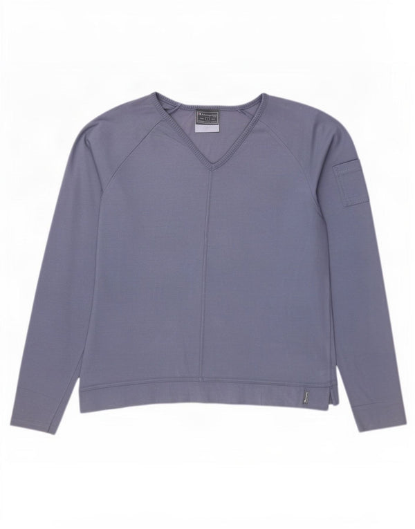 Maglia a maniche lunghe da donna Champion UK 16 grande blu