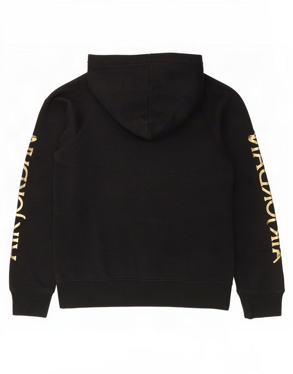 Felpa con cappuccio grafica per ragazze Jordan 12-13 anni grande in cotone nero