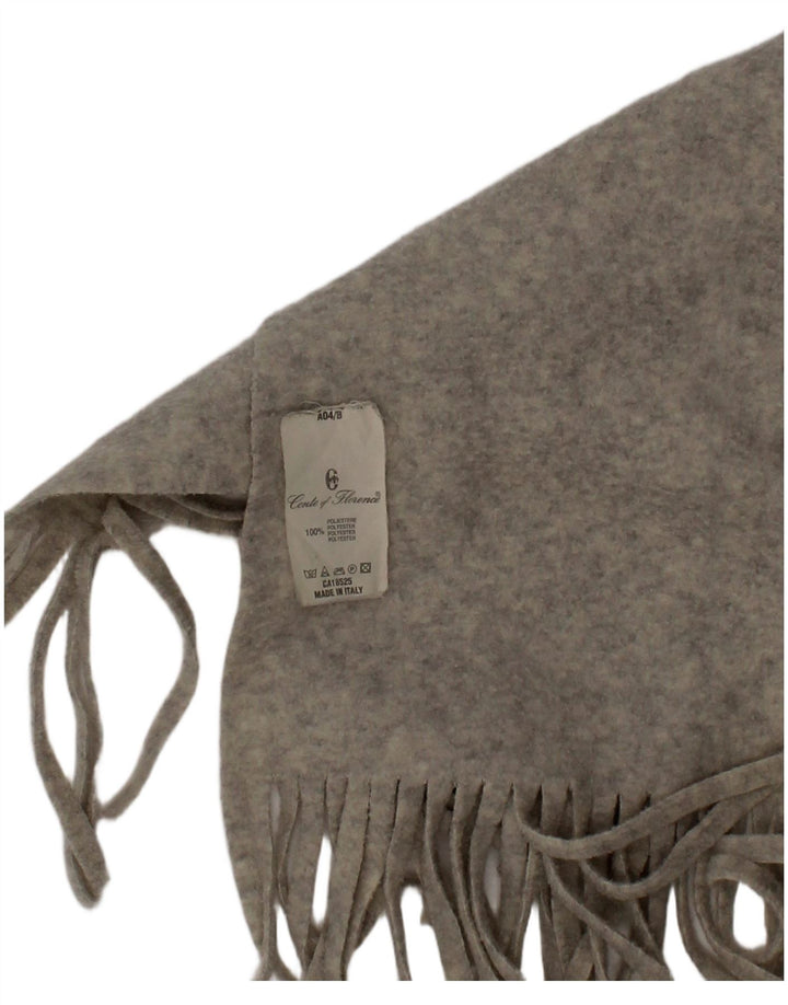 Sciarpa rettangolare in pile da uomo Conte of Florence, taglia unica, in poliestere grigio