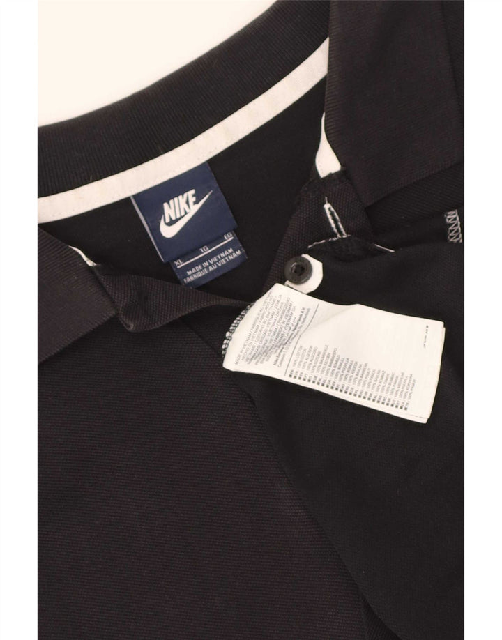 Polo Nike da uomo XL in cotone nero