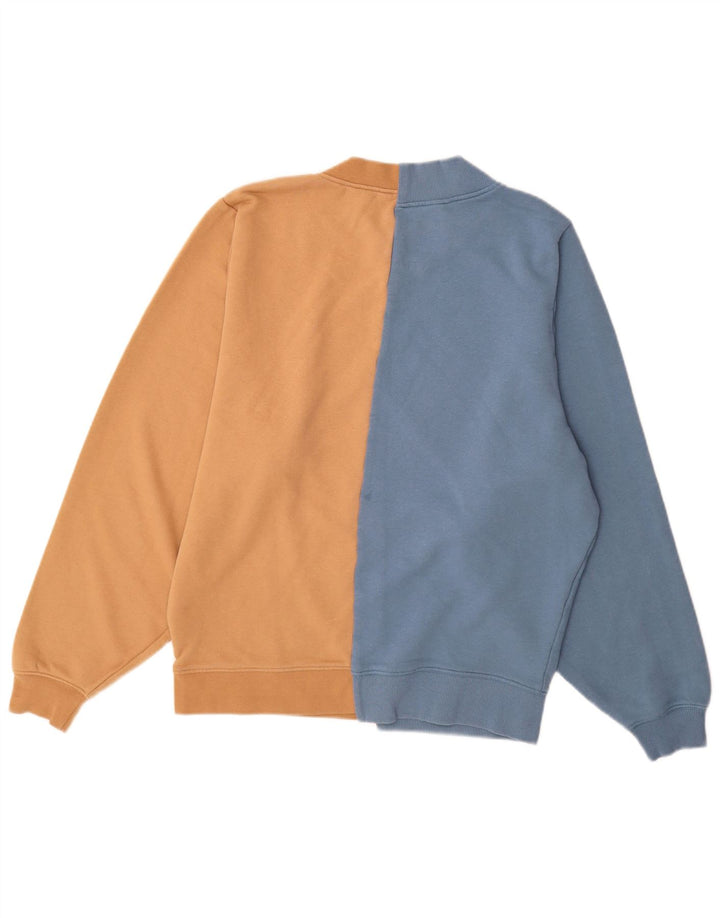 Felpa grafica da uomo Wrangler, maglione, cotone color block, blu medio