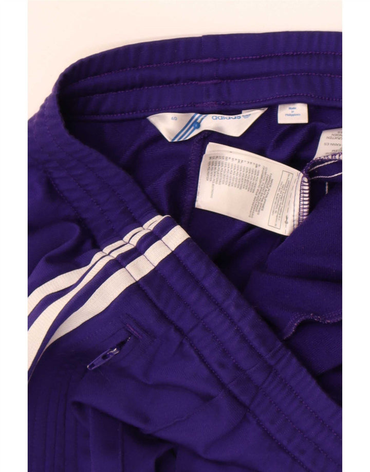 Pantaloni da tuta da donna Adidas EU 40 poliestere viola medio