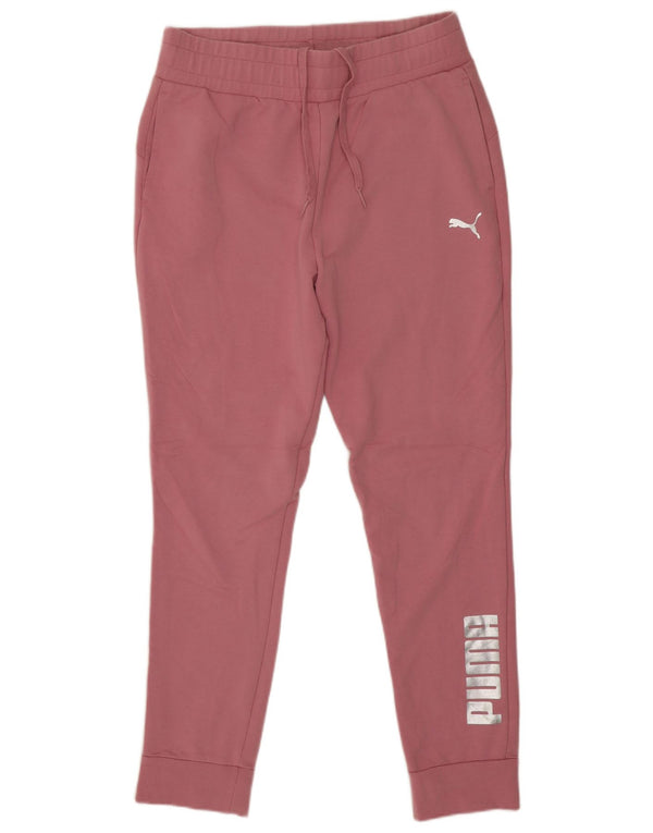 Pantaloni da tuta con grafica da donna Puma Joggers UK 6 XS Rosa