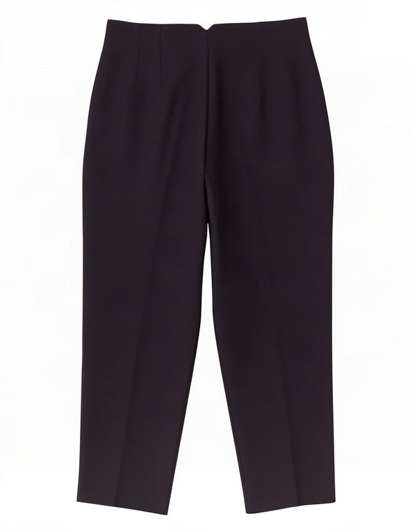 Pantaloni casual affusolati a vita alta da donna Zara grandi W30 L26 blu navy