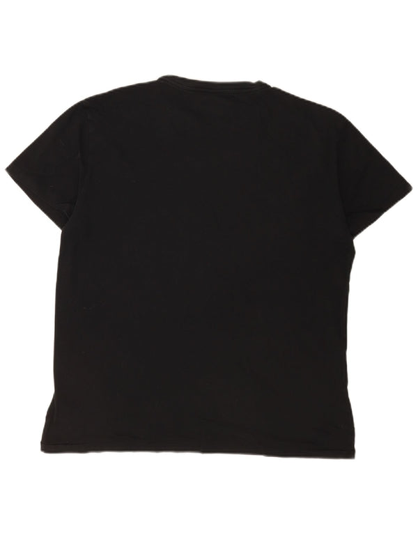 T-shirt da uomo Polo Ralph Lauren Top in cotone nero medio