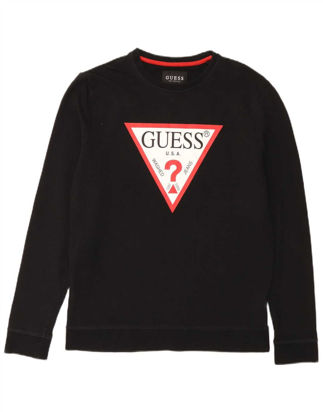 Guess Felpa grafica da uomo Maglione medio nero